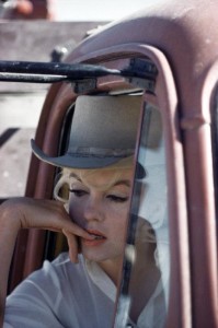 USA. Nevada. Reno. US actress Marilyn MONROE during the filming of "The Misfits" by John HUSTON. 1960.