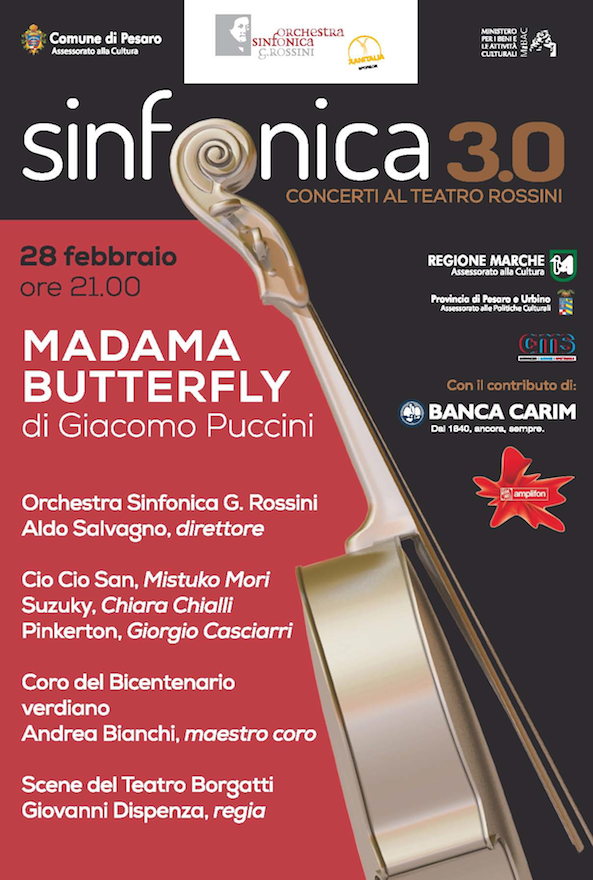 Con “Madama Butterfly” torna Sinfonica 3.0 al Teatro Rossini di Pesaro