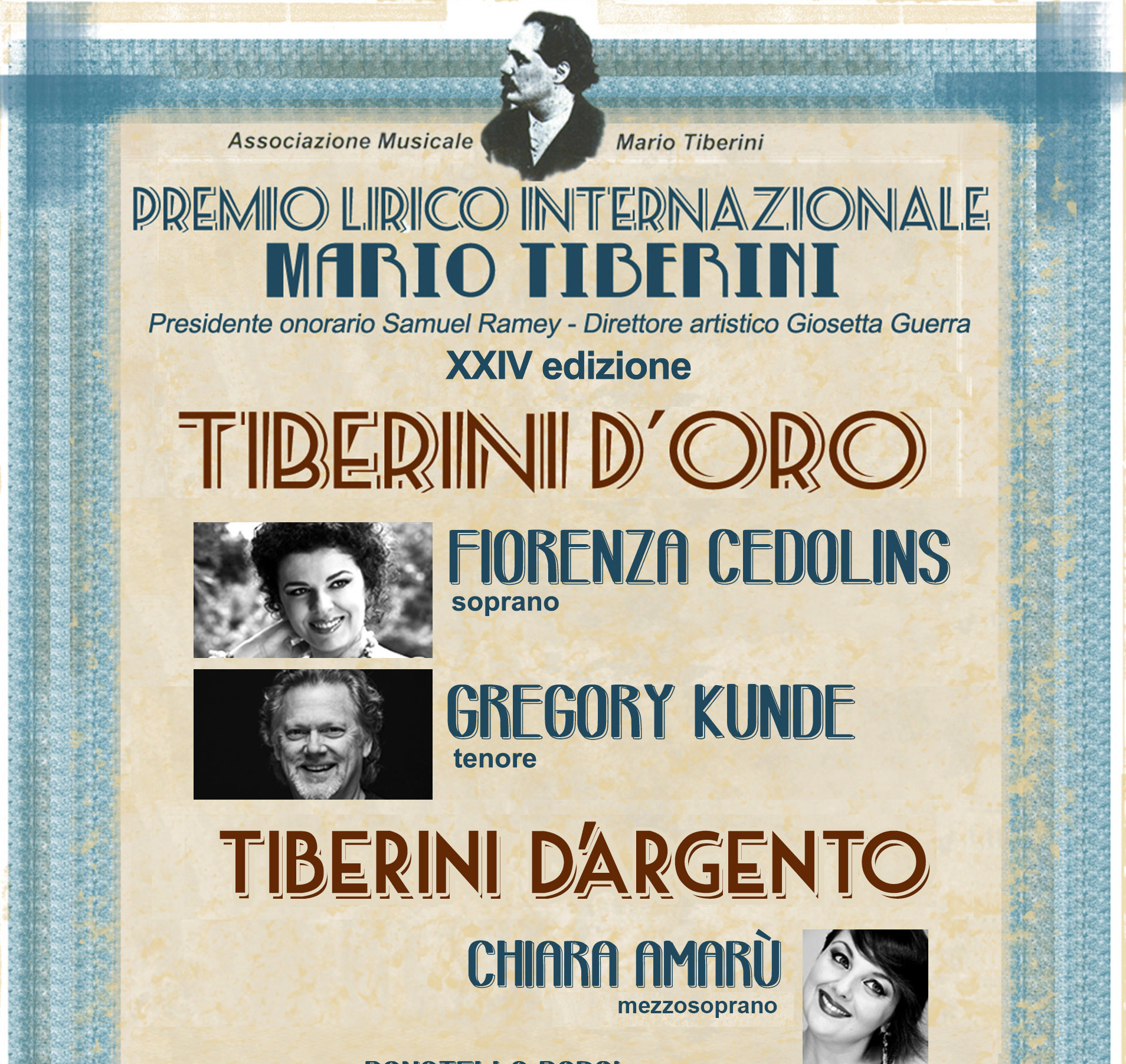 XXIV edizione del Premio Lirico Internazionale Mario Tiberini