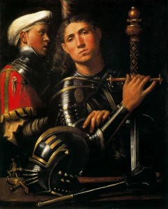 1.Giorgione, Ritratto di Guerriero Musiculturaonline
