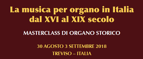 Masterclass di organo storico a Treviso