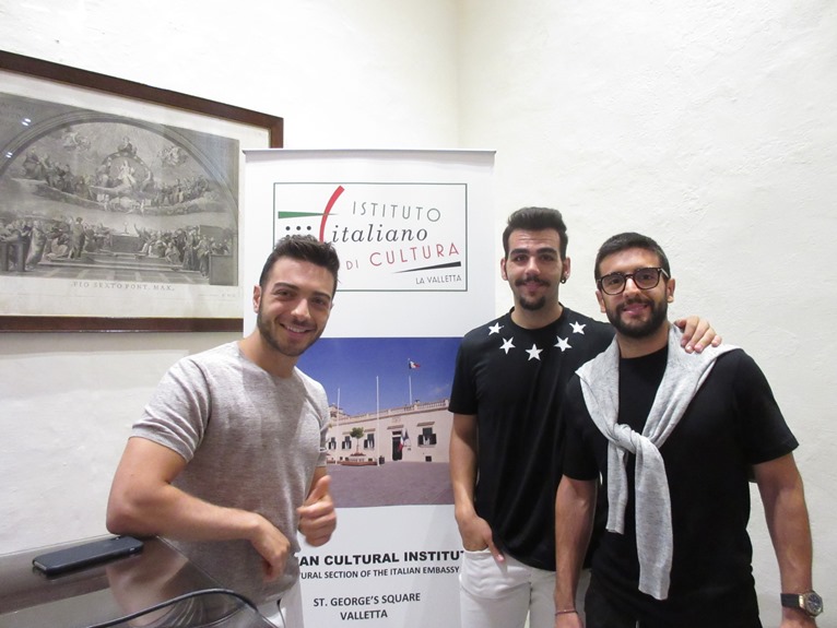 Conferenza stampa e concerto a Malta del trio Il Volo