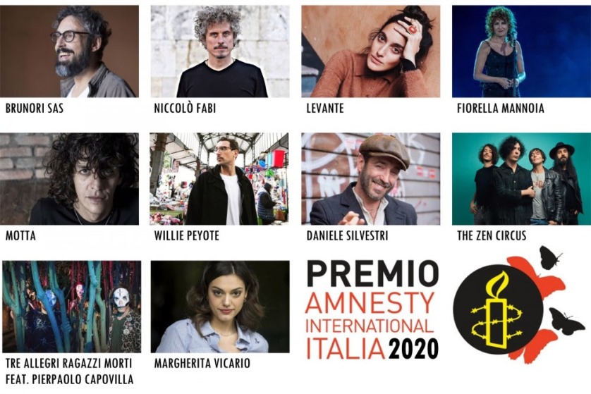 Quale sarà la canzone dell’anno sui diritti umani di Amnesty?