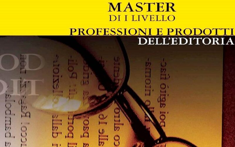 Master Editoria presso l’Università di Pavia