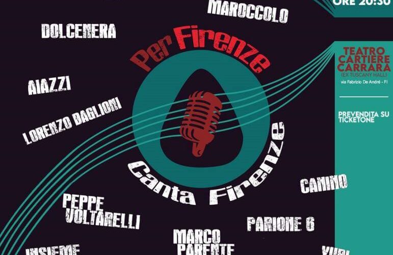 “Firenze… Canta Firenze!” il 13 maggio al Teatro Cartiere Carrara