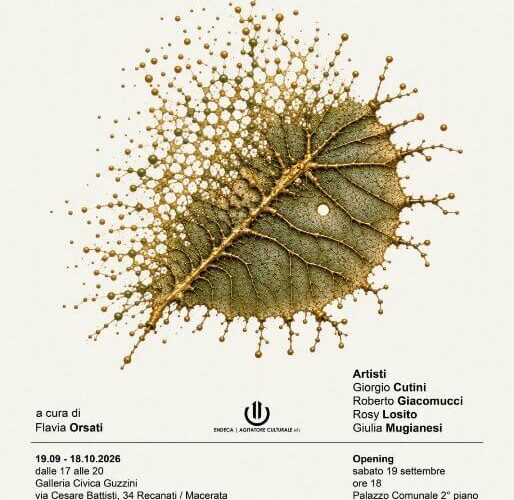 “Grafemi Naturali” a Recanati: Cutini, Giacomucci, Losito e Mugianesi